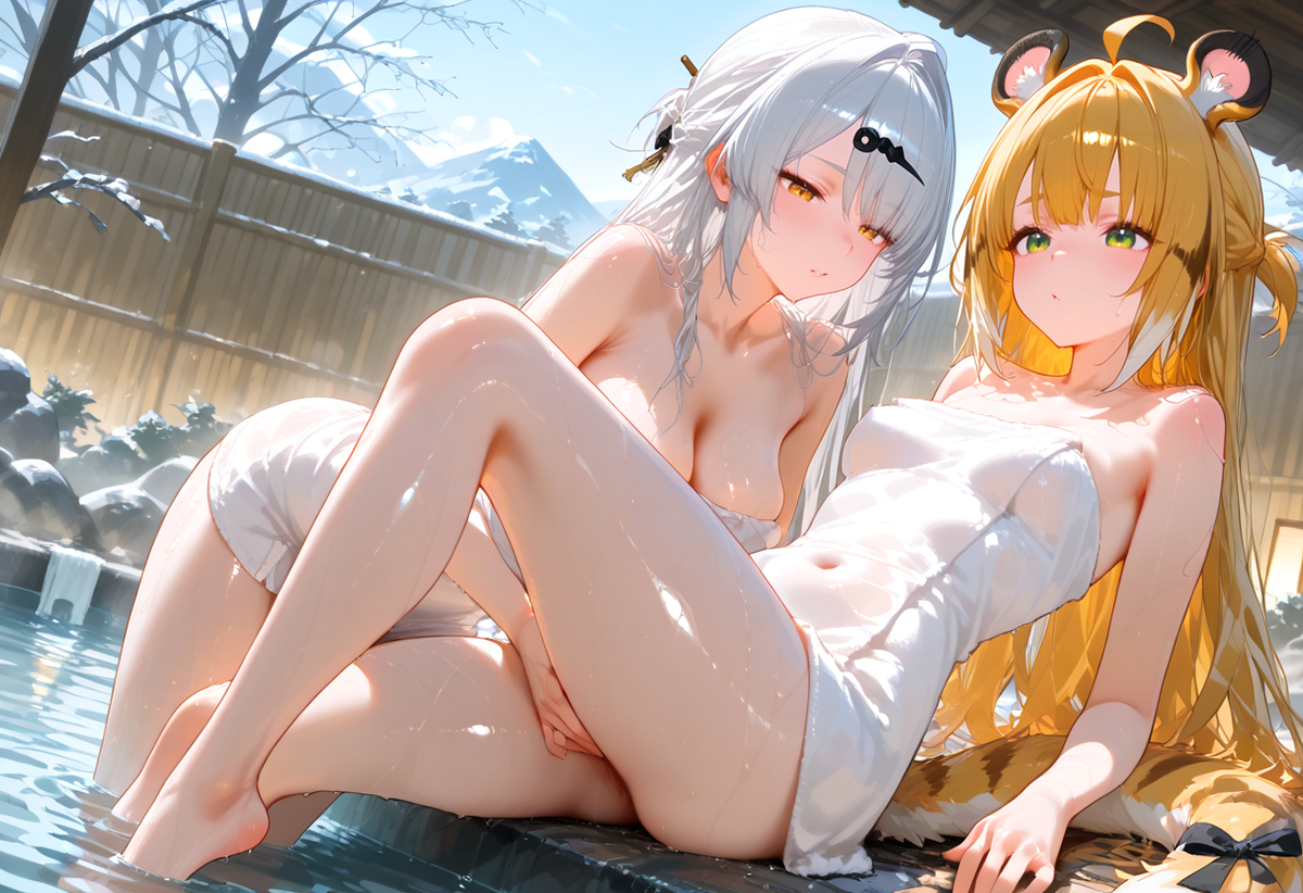 Yi Xuan x Ju Fufu_Onsen-pixiv插画-作品交流服务