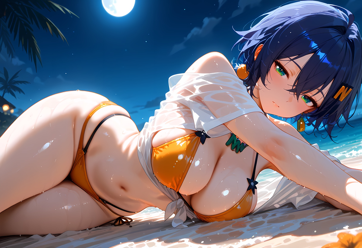 Belle(リン)_zzzero_swimwear-pixiv插画-作品交流服务