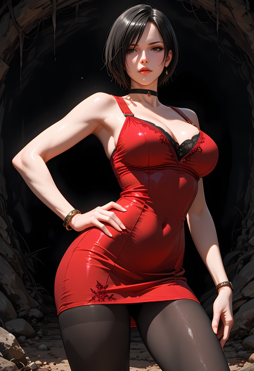 Ada Wong(エイダ・ウォン)_Dress-pixiv插画-作品交流服务