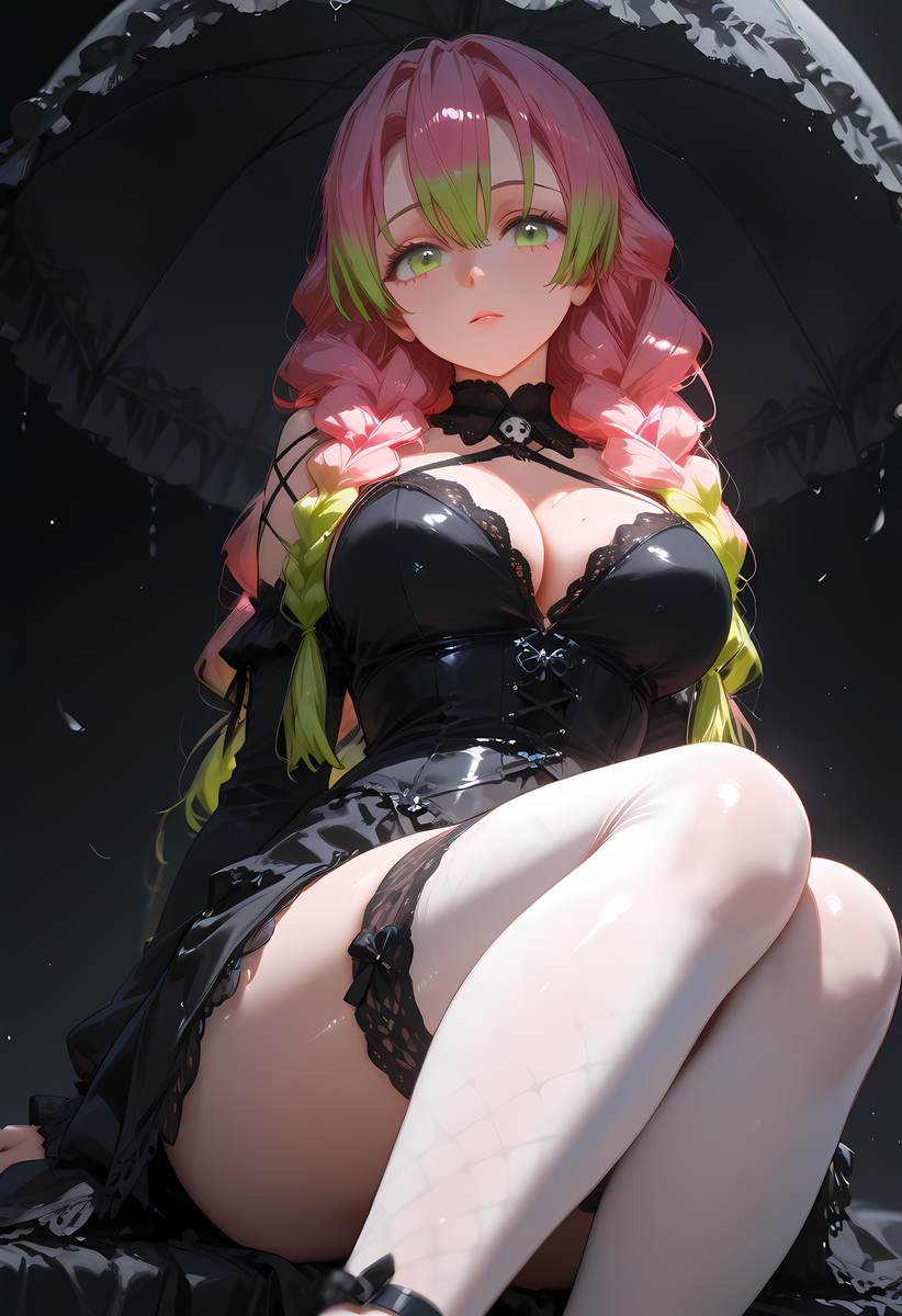 Mitsuri Kanroji(甘露寺蜜璃)_Gothic-pixiv插画-作品交流服务