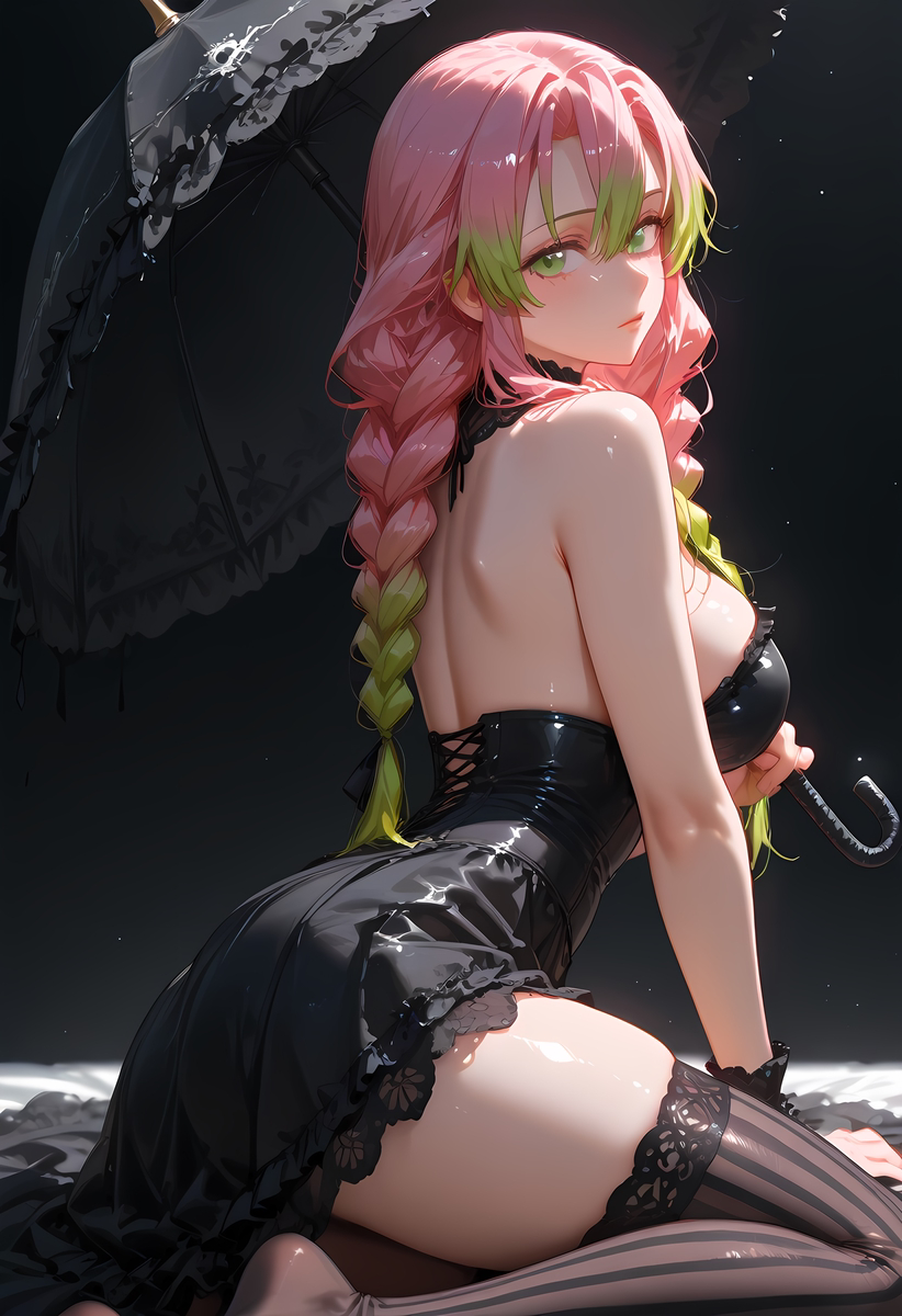 图片[5]-Mitsuri Kanroji(甘露寺蜜璃)_Gothic-pixiv插画-作品交流服务