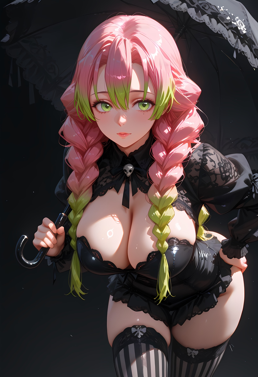 图片[7]-Mitsuri Kanroji(甘露寺蜜璃)_Gothic-pixiv插画-作品交流服务