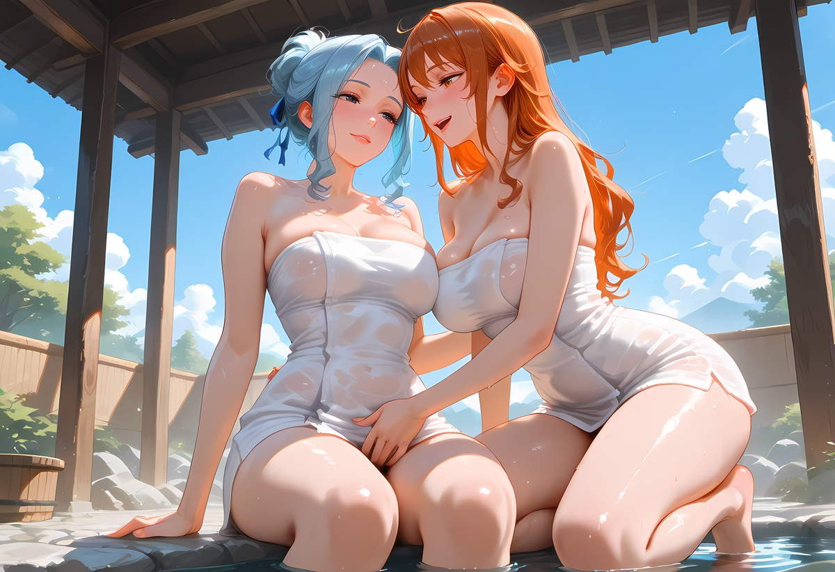 图片[6]-Nami_Vivi_Onsen-pixiv插画-作品交流服务