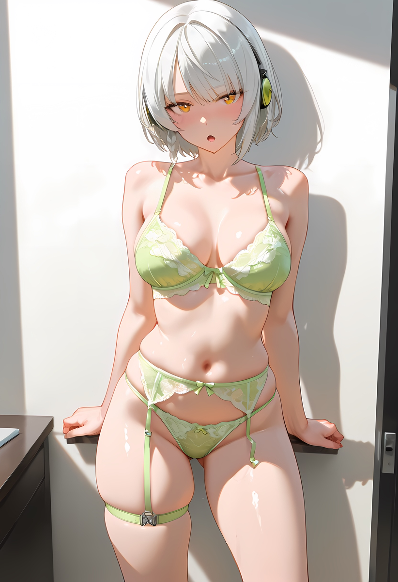 Anby Demara(アンビー)_Lingerie-pixiv插画-作品交流服务