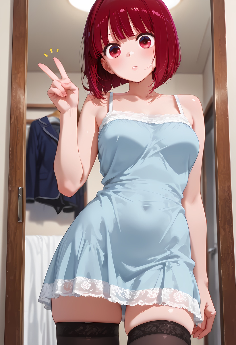 Arima Kana_Bedroom-pixiv插画-作品交流服务