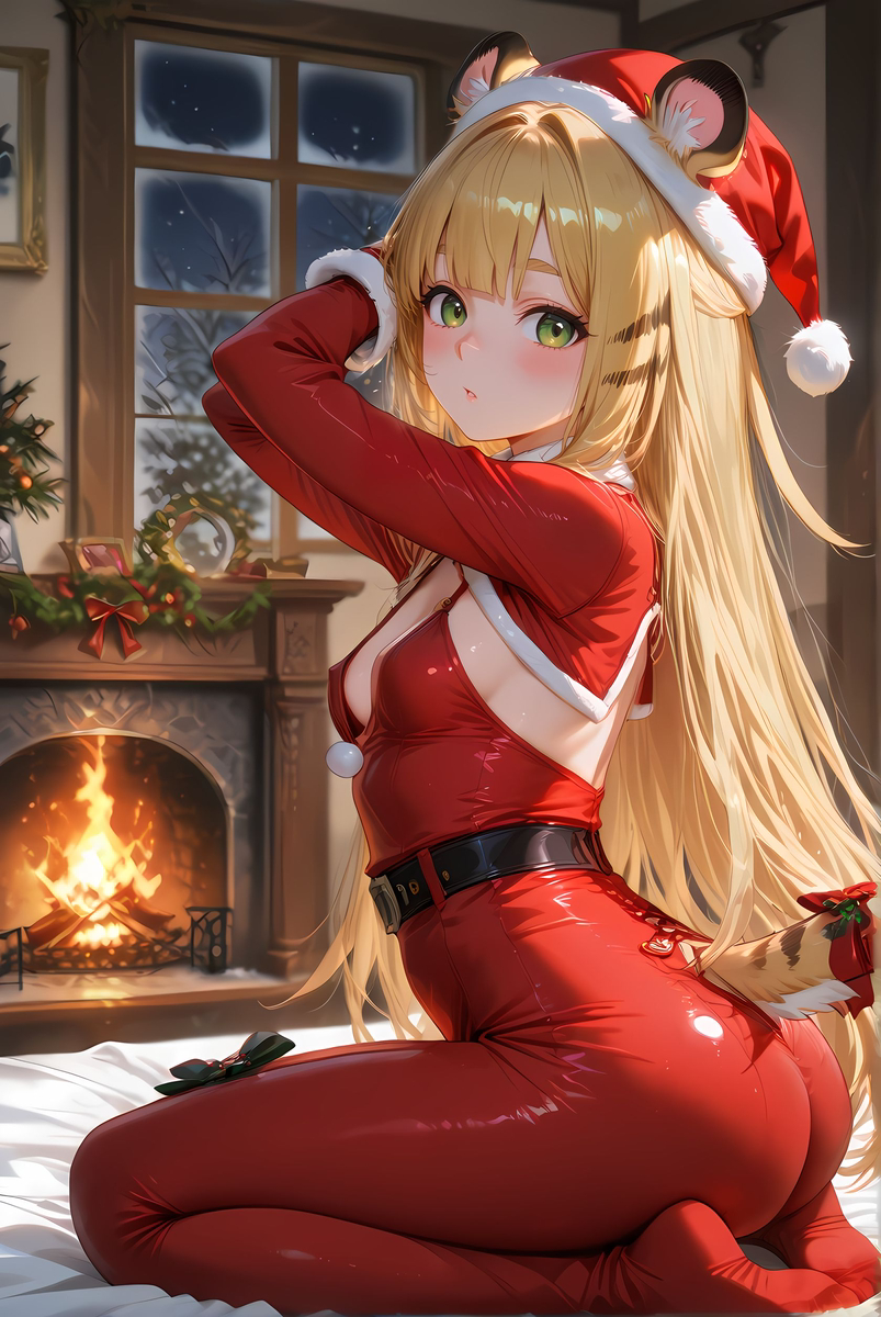 图片[5]-Ju Fufu_Christmas Costume-pixiv插画-作品交流服务