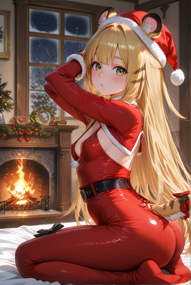 图片[5]-Ju Fufu_Christmas Costume-pixiv插画-作品交流服务