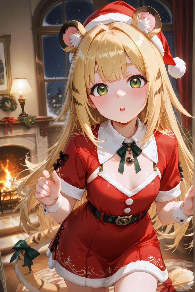 图片[6]-Ju Fufu_Christmas Costume-pixiv插画-作品交流服务