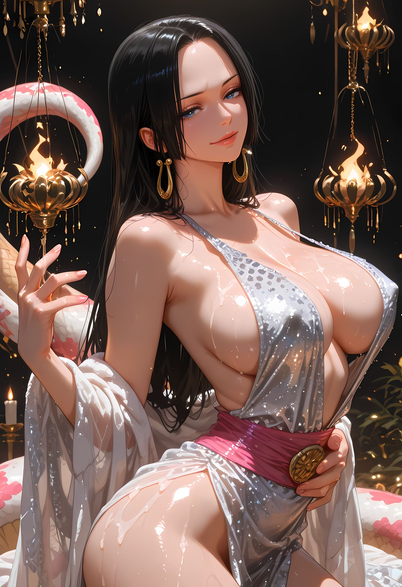 Boa Hancock_Seductive Clothes-pixiv插画-作品交流服务