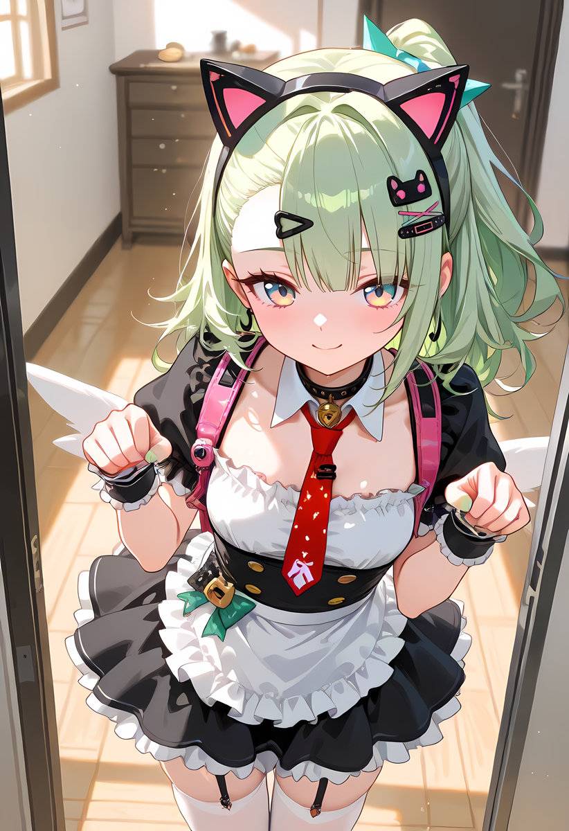 Chinatsu_Maid costume-pixiv插画-作品交流服务