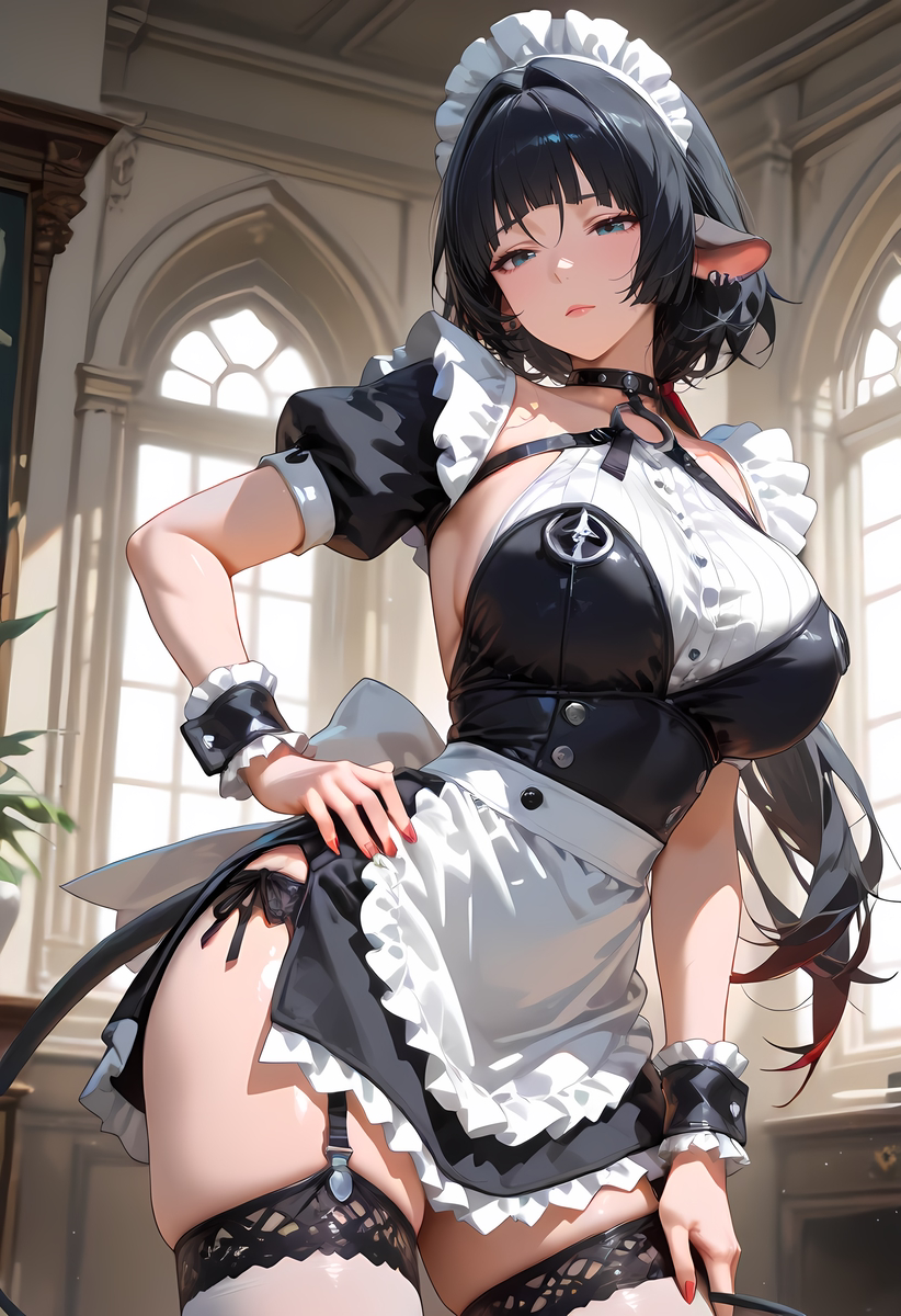 图片[7]-Jane Doe_Maid Costume-pixiv插画-作品交流服务