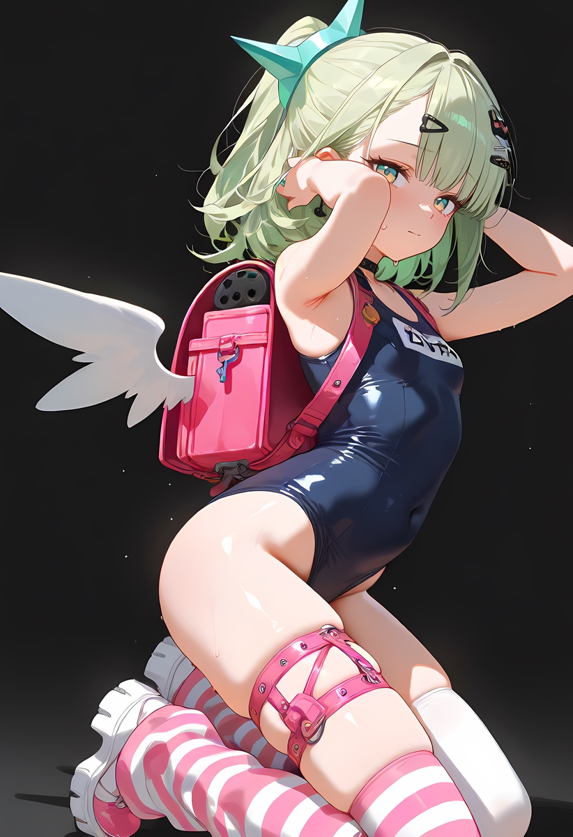 图片[5]-Chinatsu(千夏)_School swimwear-pixiv插画-作品交流服务