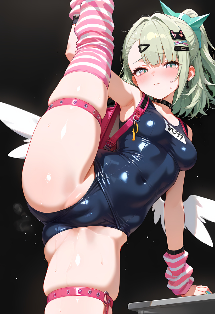 图片[8]-Chinatsu(千夏)_School swimwear-pixiv插画-作品交流服务