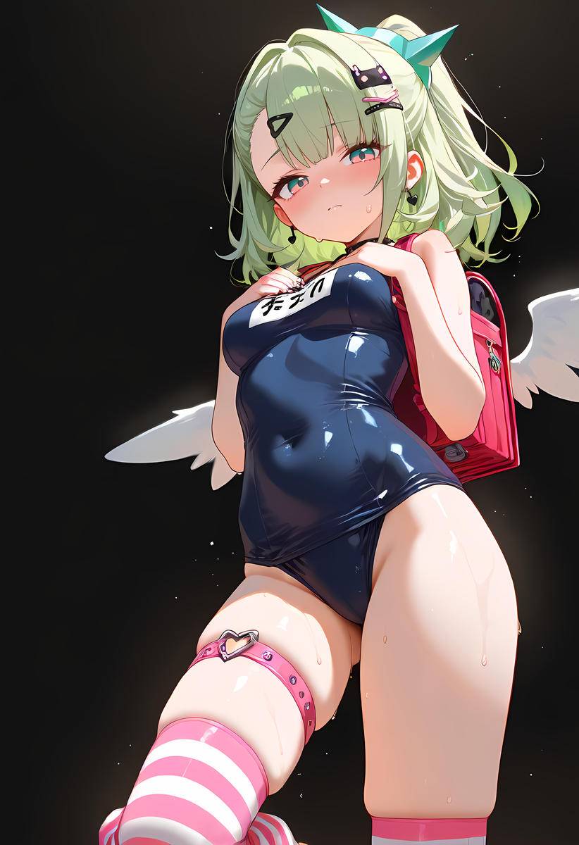 图片[10]-Chinatsu(千夏)_School swimwear-pixiv插画-作品交流服务