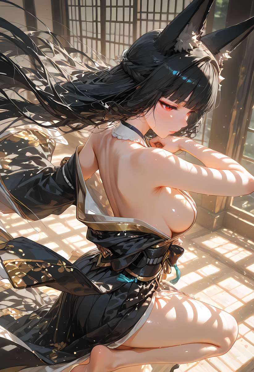 Miyabi Hoshimi_Kimono-pixiv插画-作品交流服务
