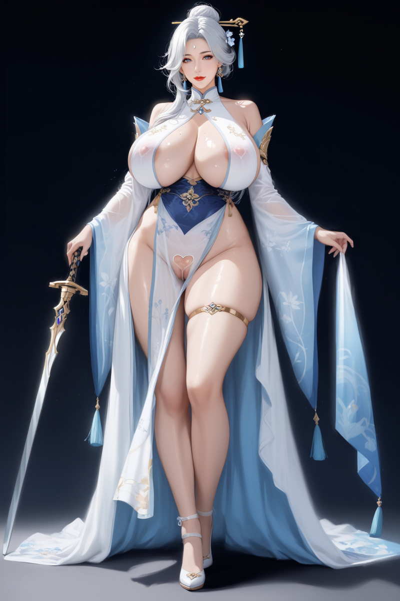 试试不同画风的古风熟女-pixiv插画-作品交流服务