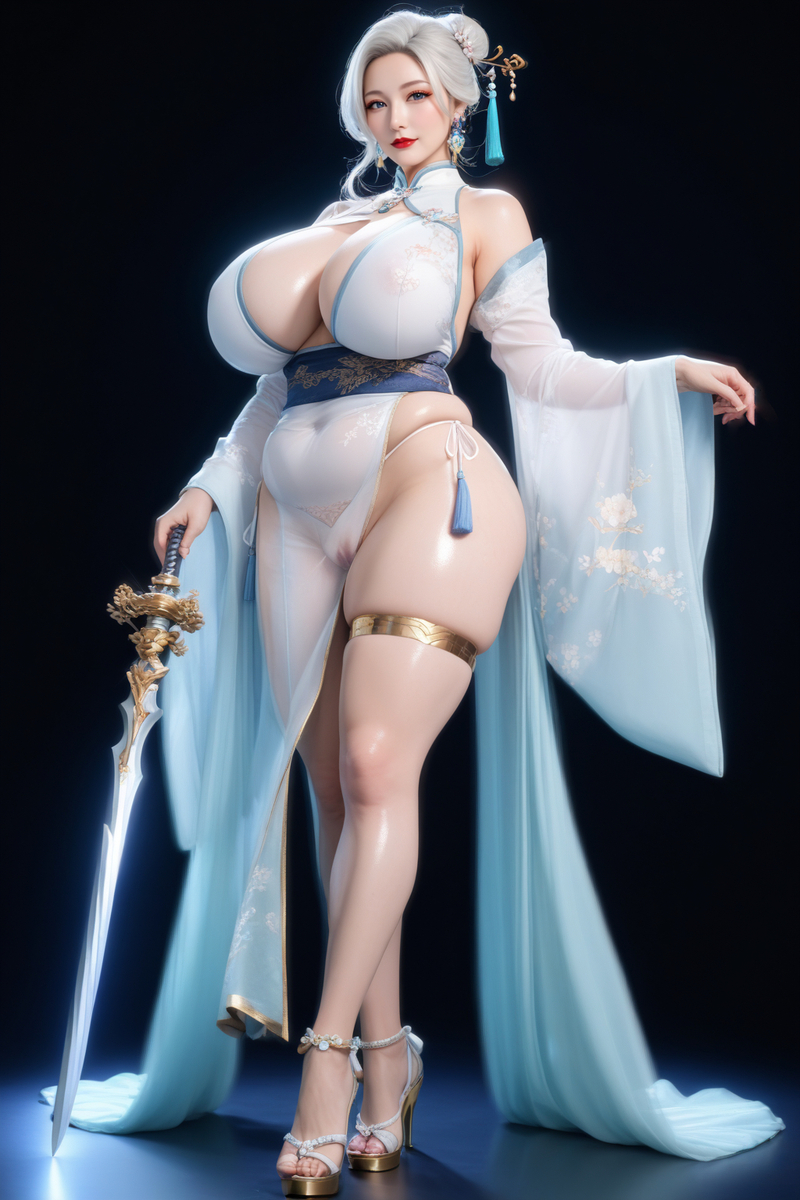 试试不同画风的古风熟女-pixiv插画-作品交流服务