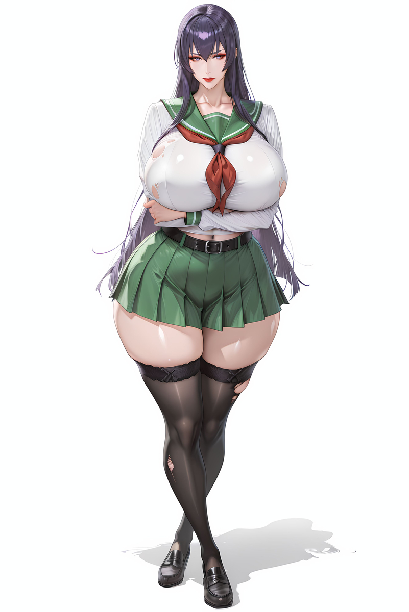 图片[9]-毒島冴子 丨 Saeko Busujima-pixiv插画-作品交流服务