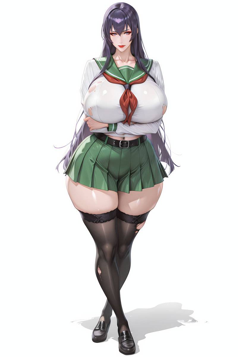 图片[9]-毒島冴子 丨 Saeko Busujima-pixiv插画-作品交流服务