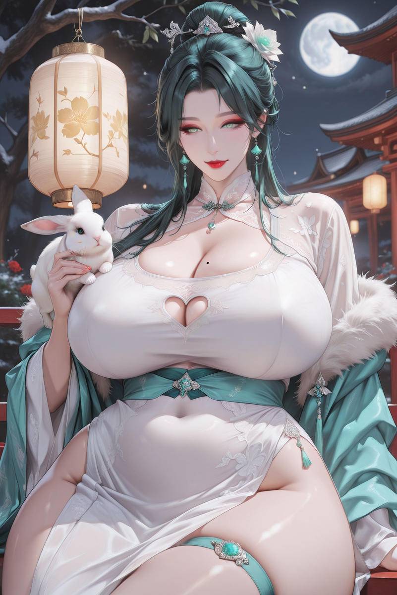 图片[5]-可笑嫦娥不了事，走却玉兔来人间-pixiv插画-作品交流服务