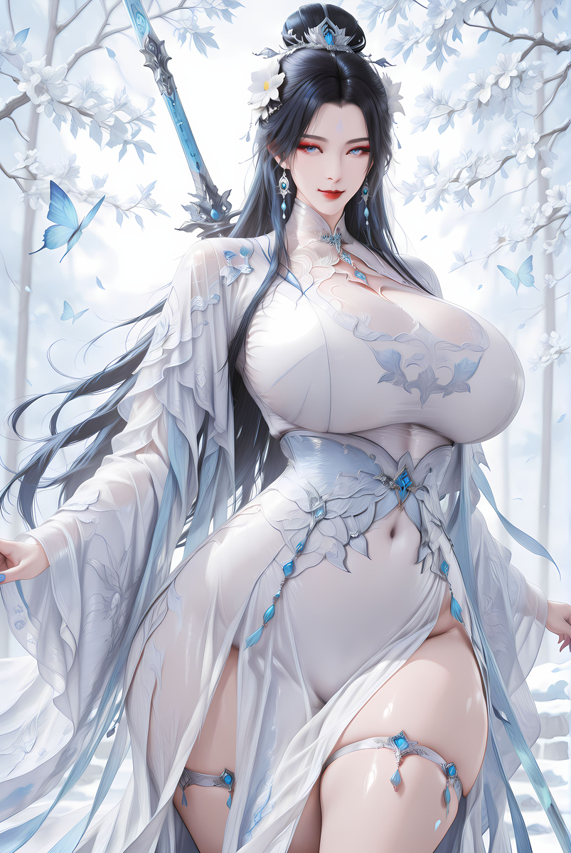 图片[11]-陆雪琪 丨 青云峰上玉生烟， 剑冷心清月未眠。-pixiv插画-作品交流服务