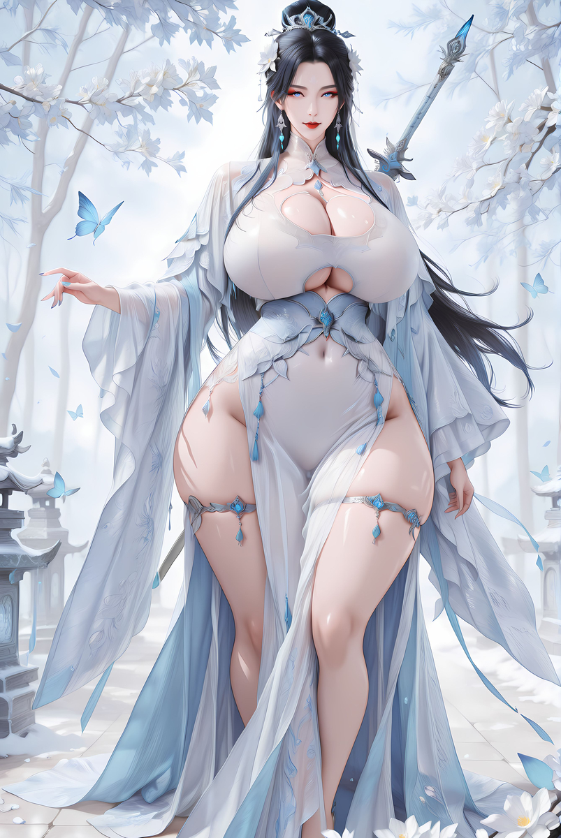 图片[9]-陆雪琪 丨 青云峰上玉生烟， 剑冷心清月未眠。-pixiv插画-作品交流服务