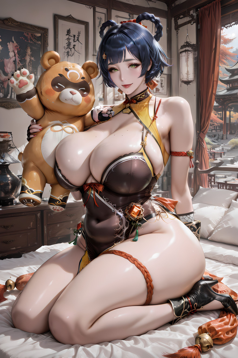 香菱 丨 XiangLing-pixiv插画-作品交流服务