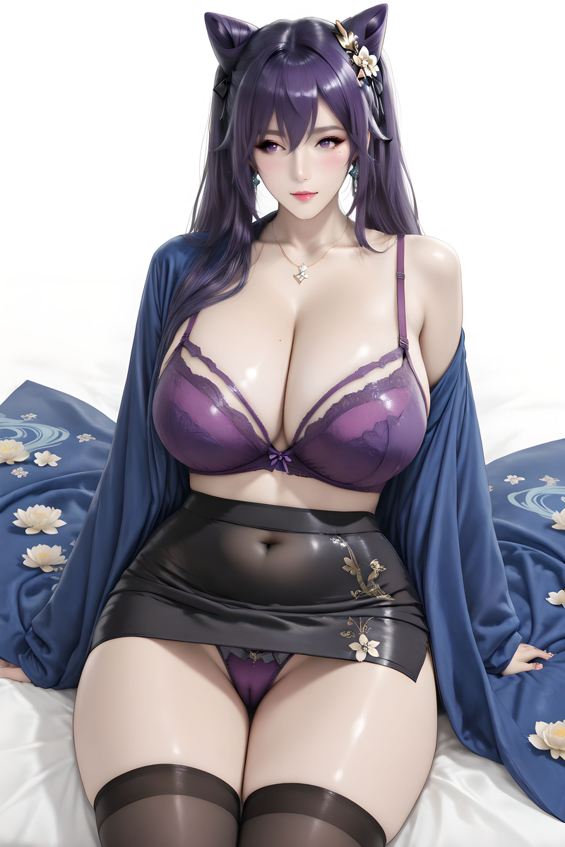 刻晴丨KeQing-pixiv插画-作品交流服务