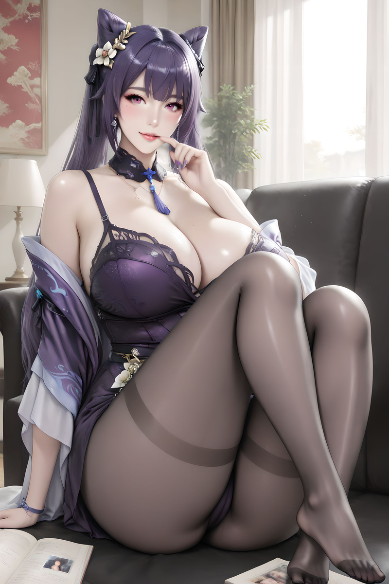 刻晴丨KeQing-pixiv插画-作品交流服务