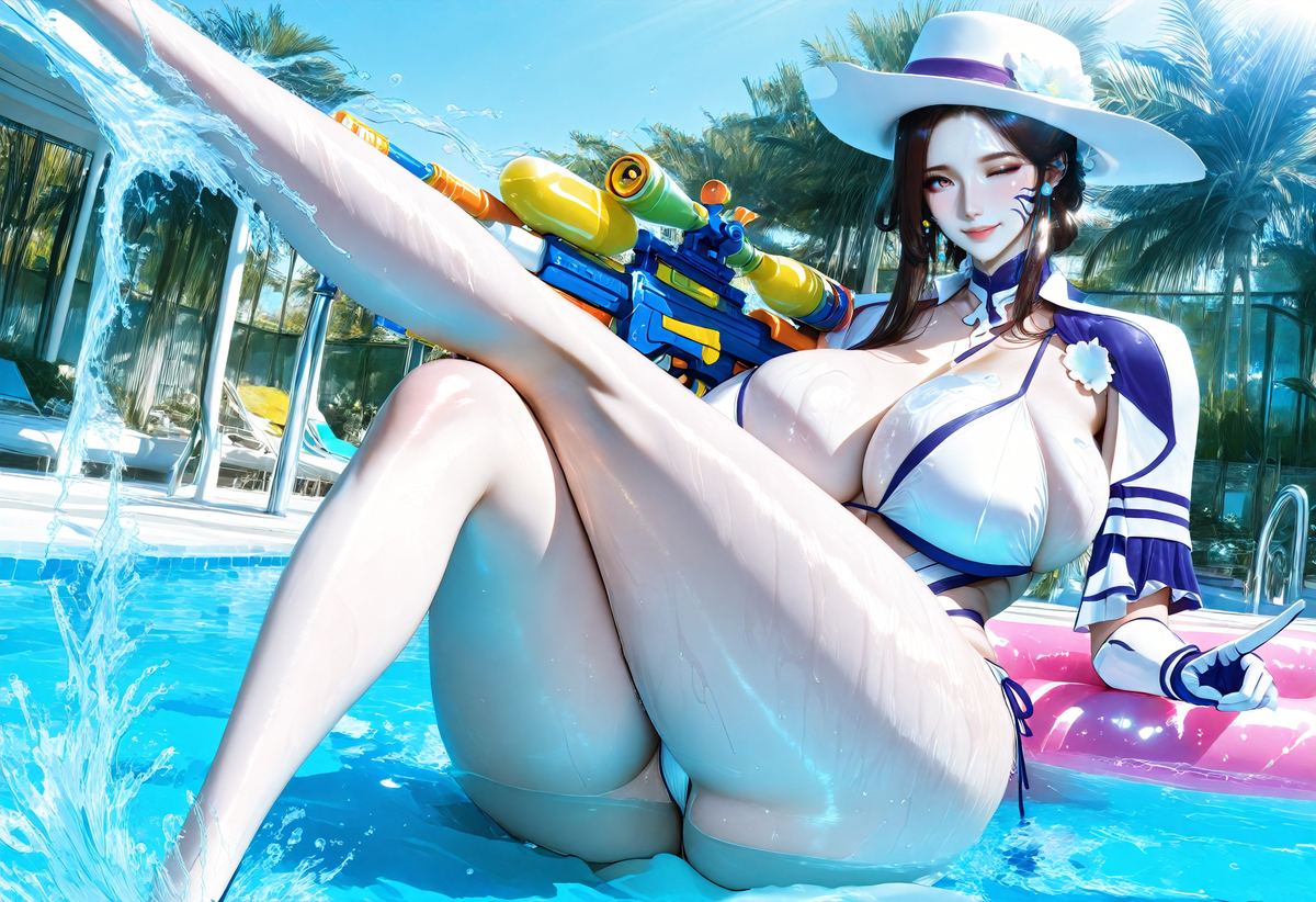 Caitlyn-凯特琳-pixiv插画-作品交流服务