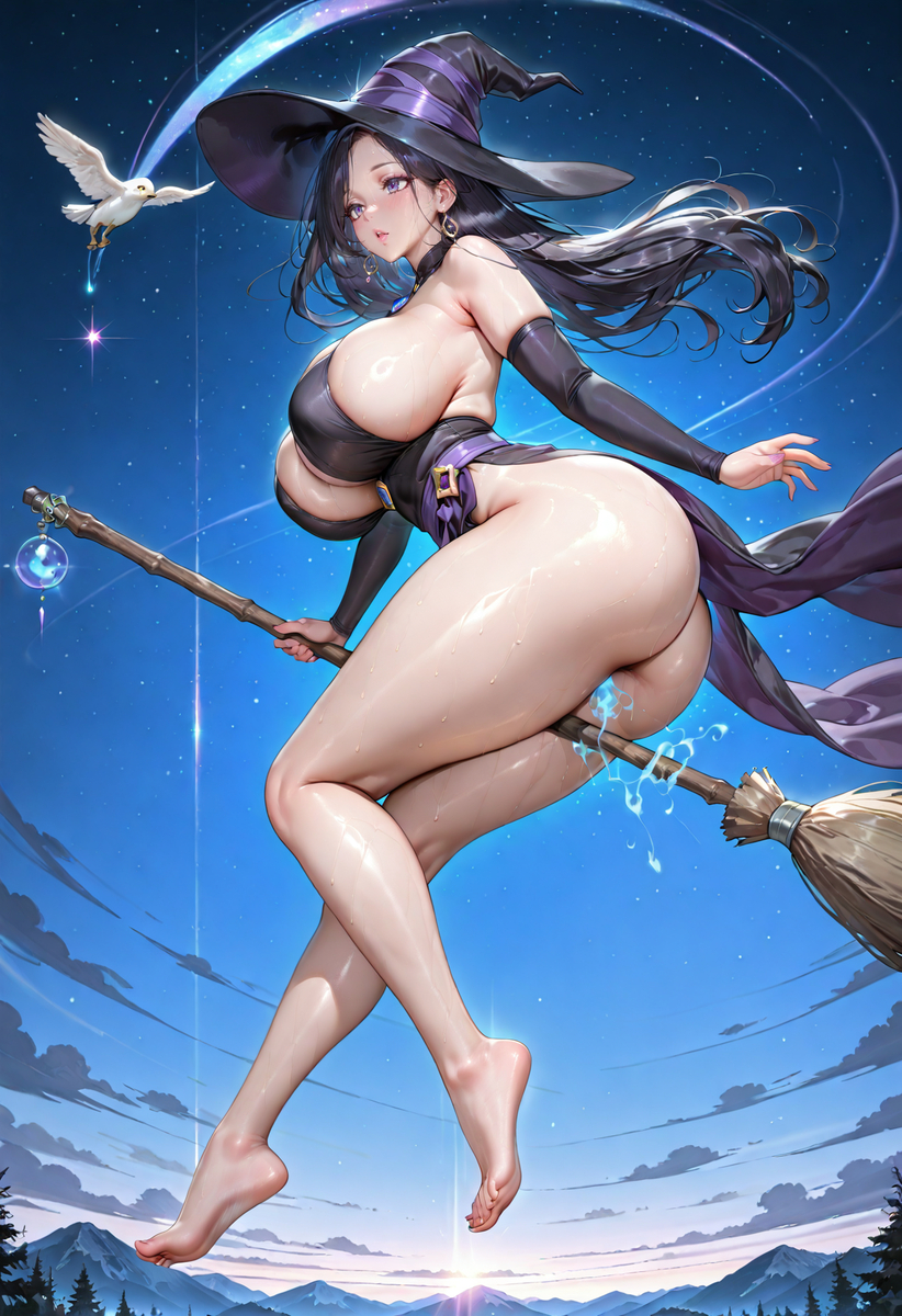 女巫-pixiv插画-作品交流服务