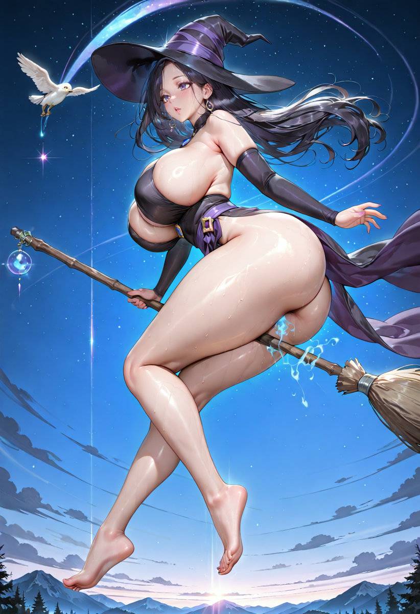 女巫-pixiv插画-作品交流服务