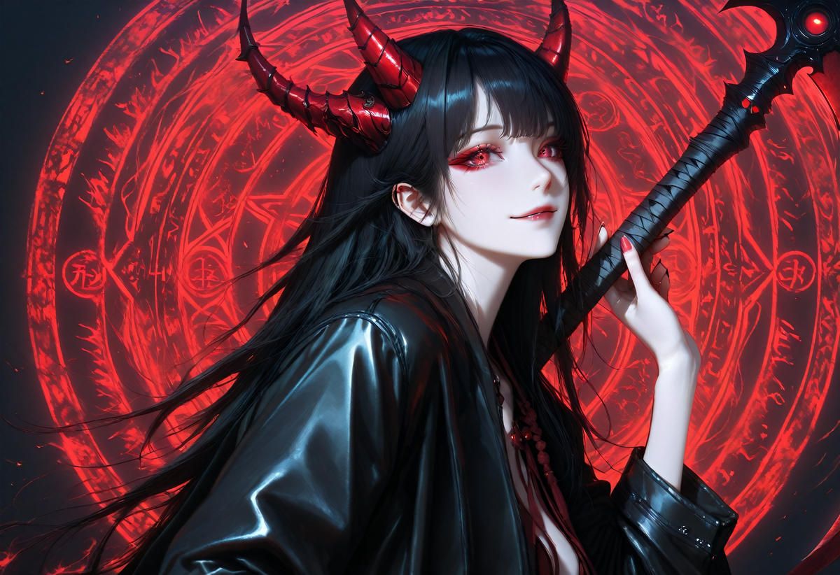 我的眼里只有巨镰-pixiv插画-作品交流服务