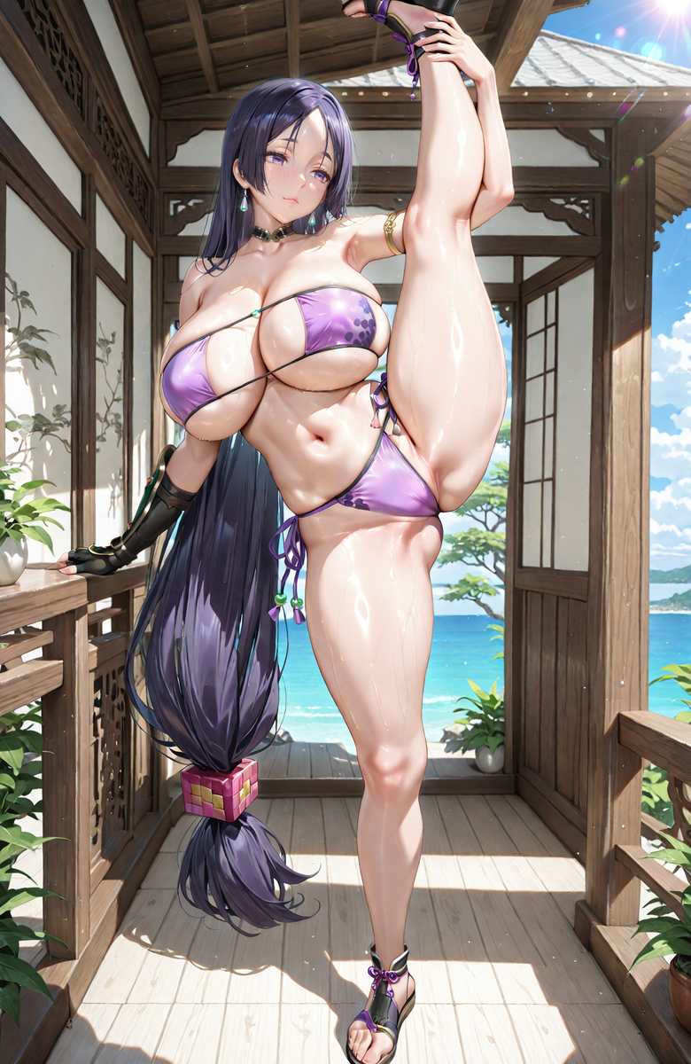 图片[10]-赛博女友给我展示高难度动作-pixiv插画-作品交流服务