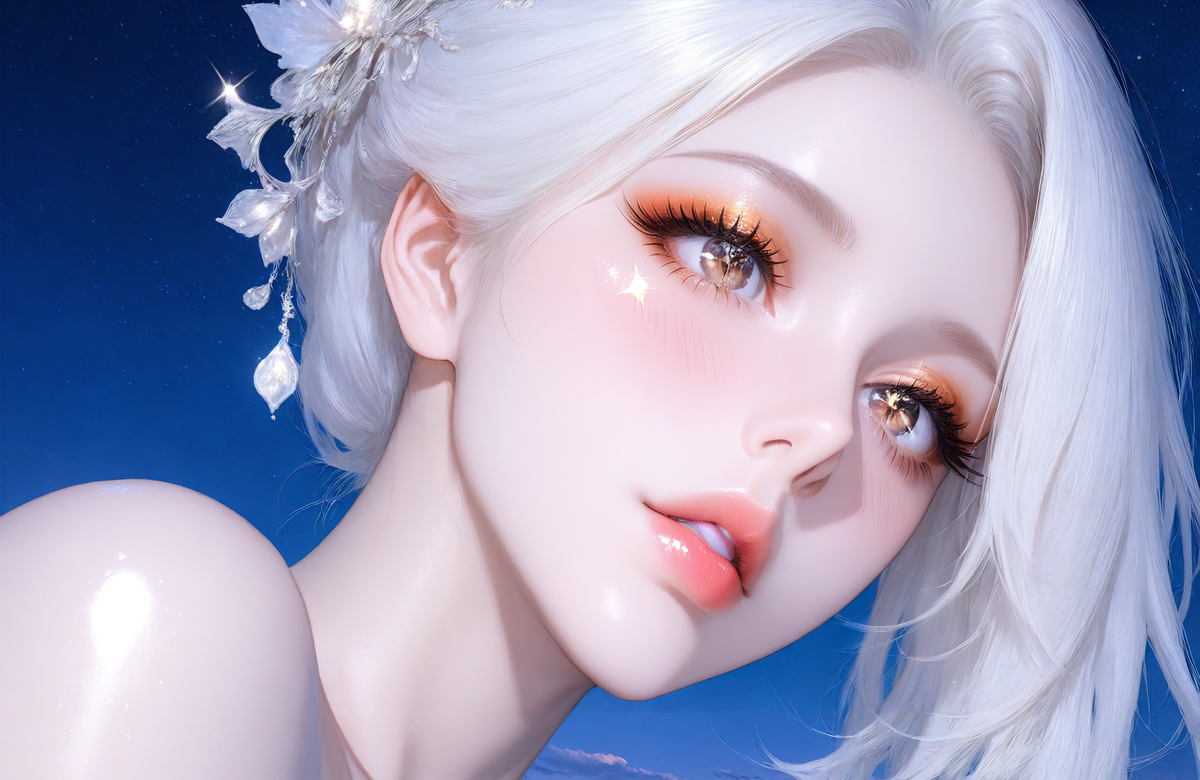 美女头像壁纸-pixiv插画-作品交流服务