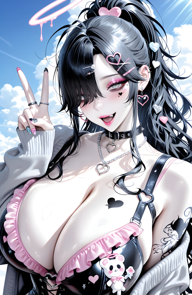 地雷妹跌死-pixiv插画-作品交流服务