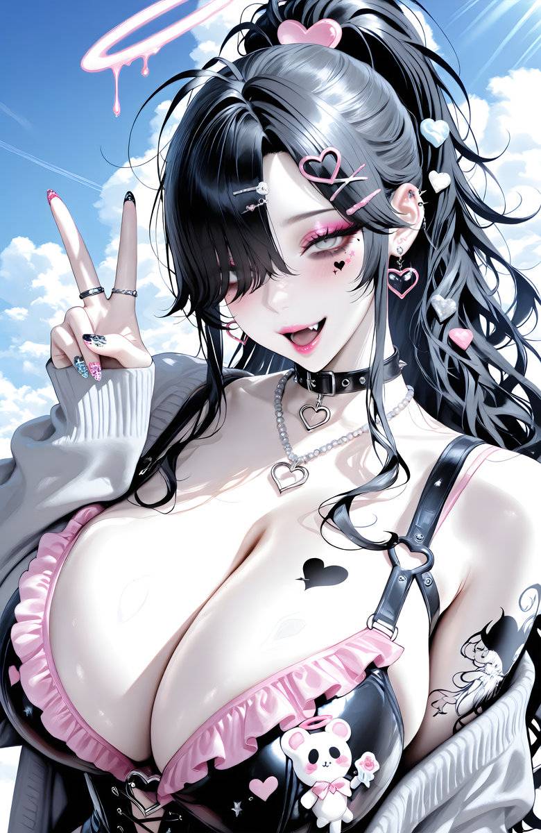 地雷妹跌死-pixiv插画-作品交流服务