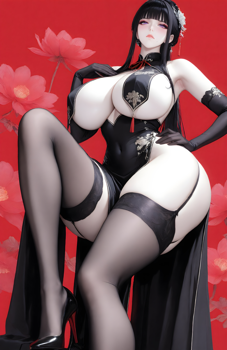 绛影夜棠V2-pixiv插画-作品交流服务