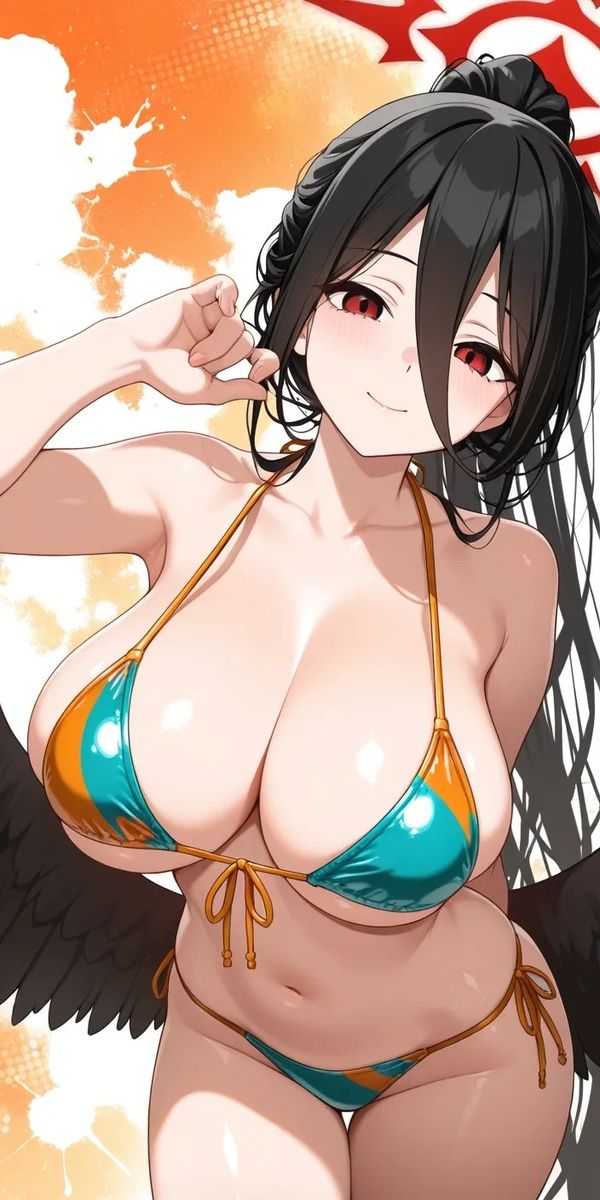 羽川ハスミ　16-pixiv插画-作品交流服务