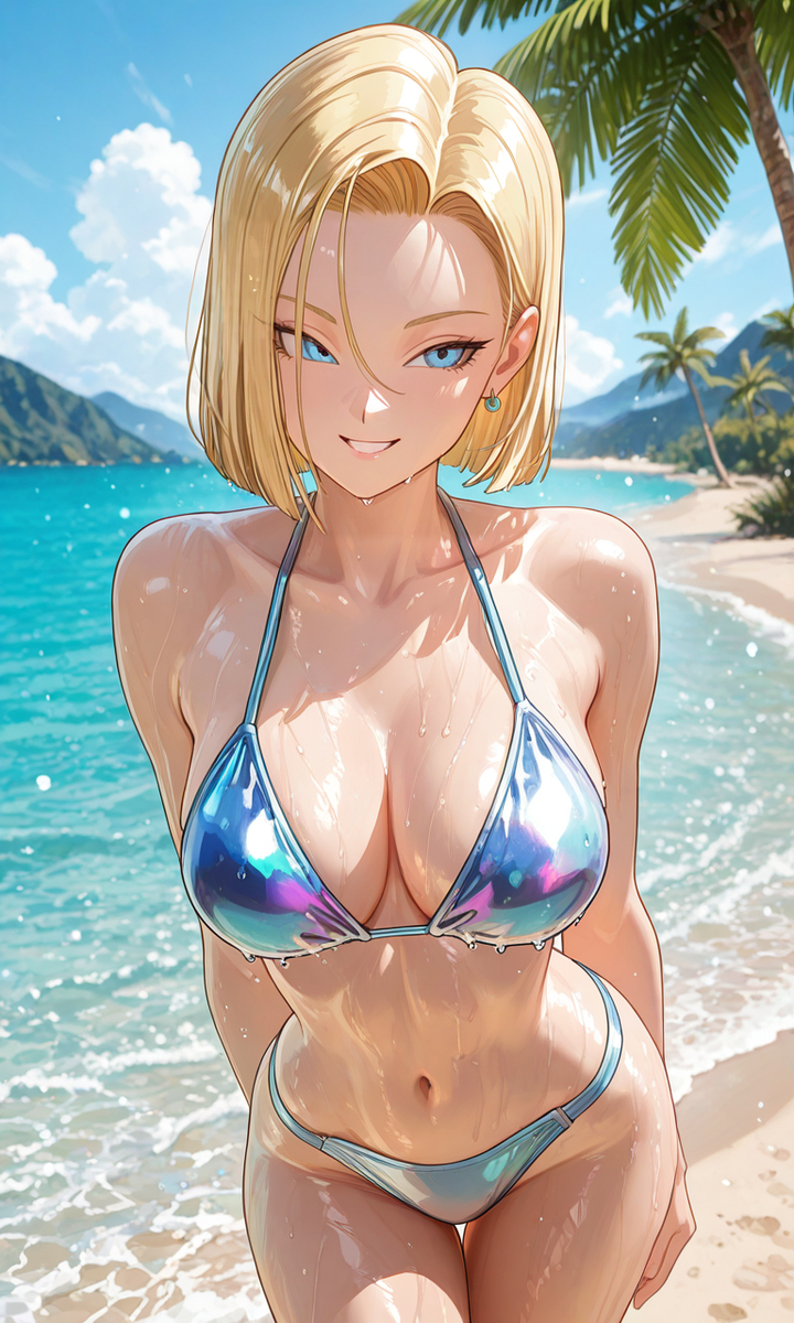 人造人間18号　114-pixiv插画-作品交流服务