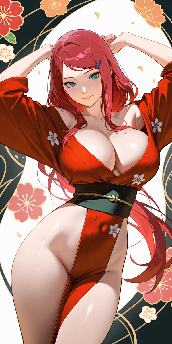 うずまきクシナ　50-pixiv插画-作品交流服务