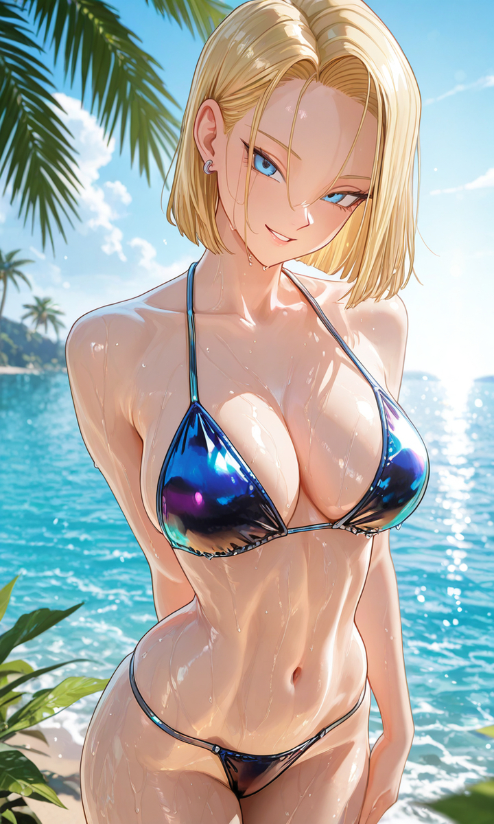 人造人間18号　117-pixiv插画-作品交流服务