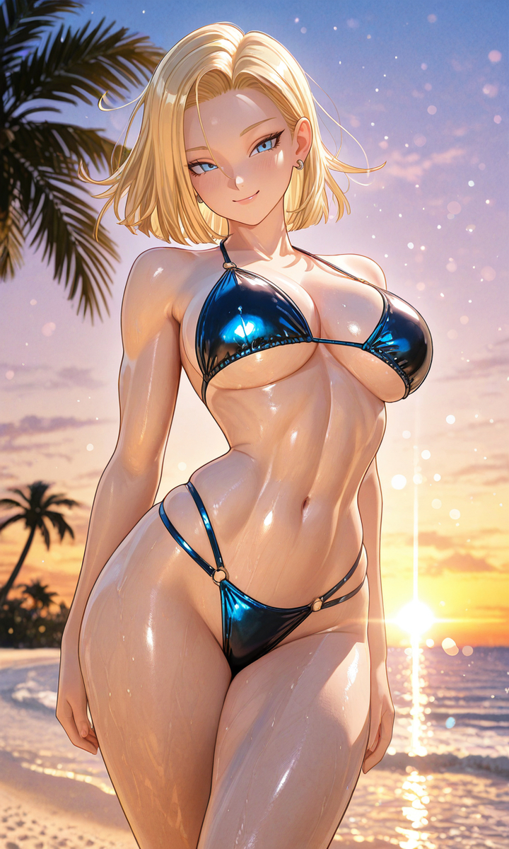 人造人間18号　118-pixiv插画-作品交流服务