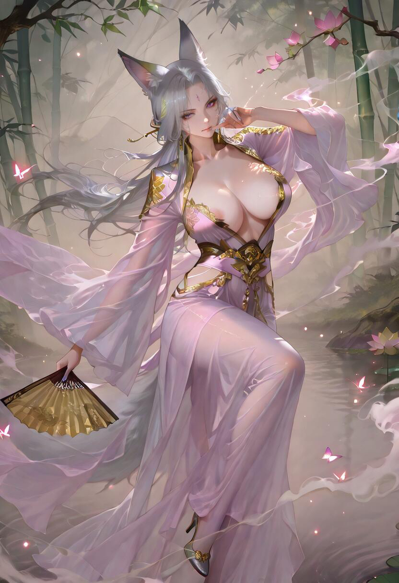 狐仙-pixiv插画-作品交流服务