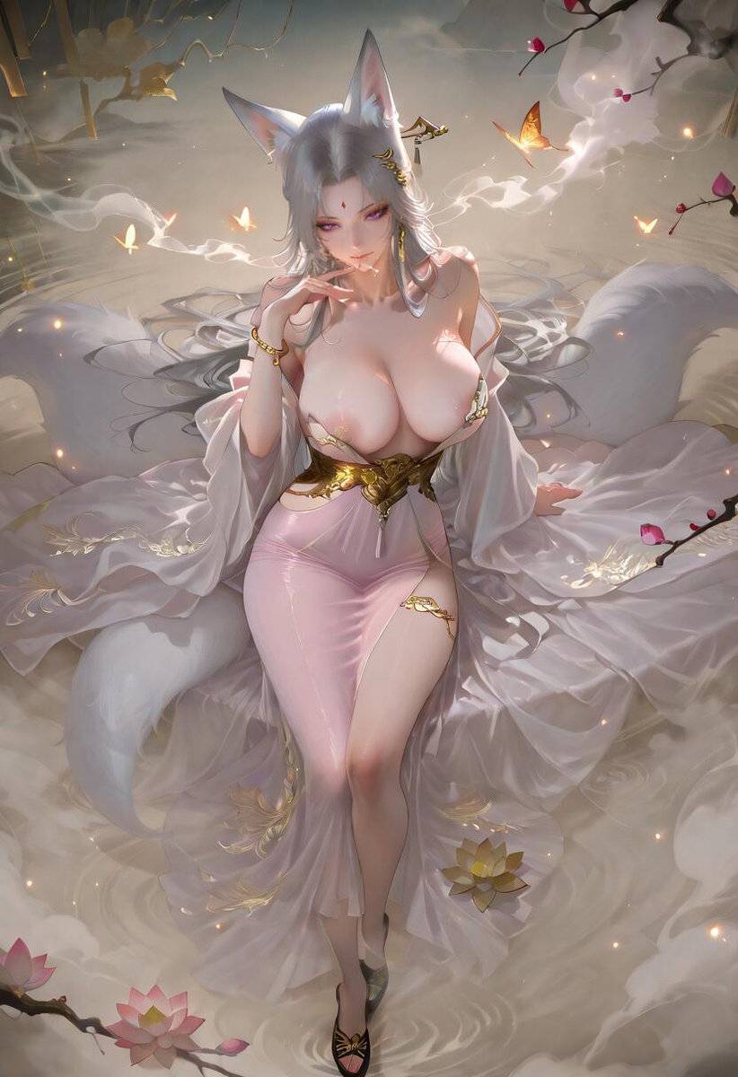 狐仙-pixiv插画-作品交流服务