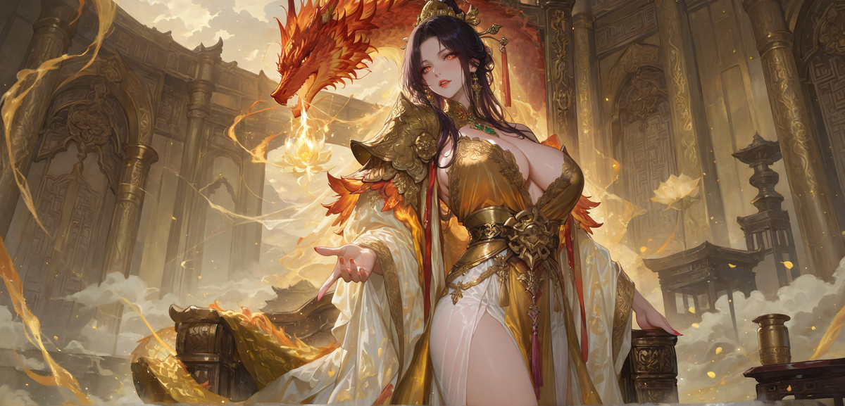 女帝-pixiv插画-作品交流服务