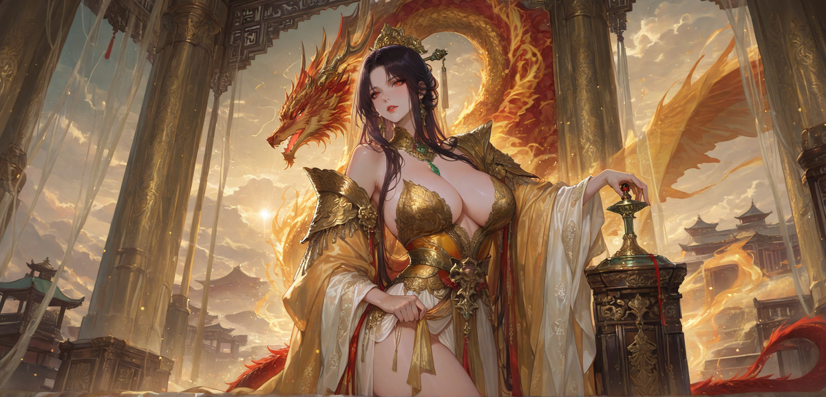 女帝-pixiv插画-作品交流服务