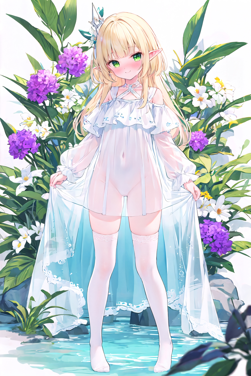 萝莉精灵-pixiv插画-作品交流服务