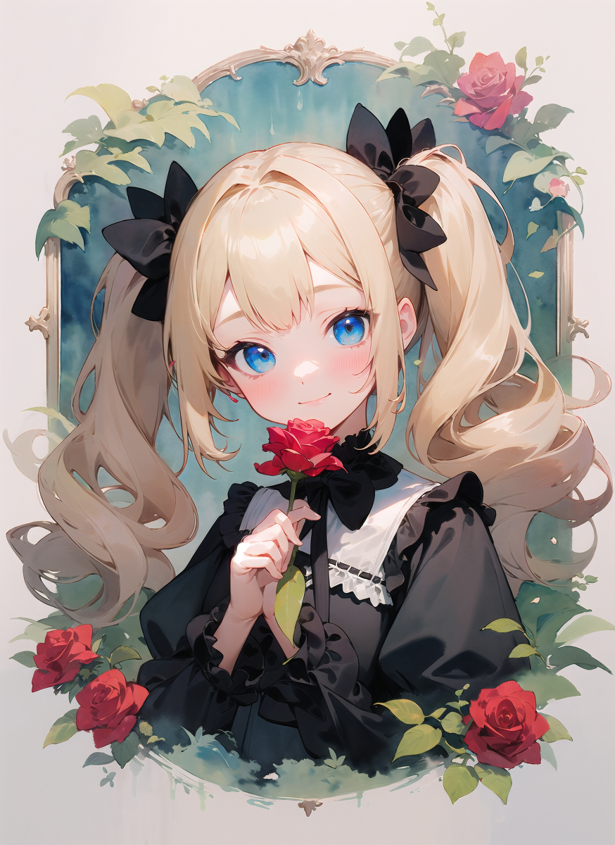 金发少女-pixiv插画-作品交流服务