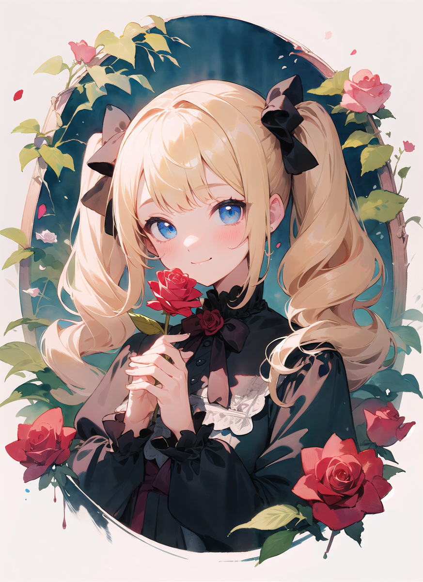 金发少女-pixiv插画-作品交流服务